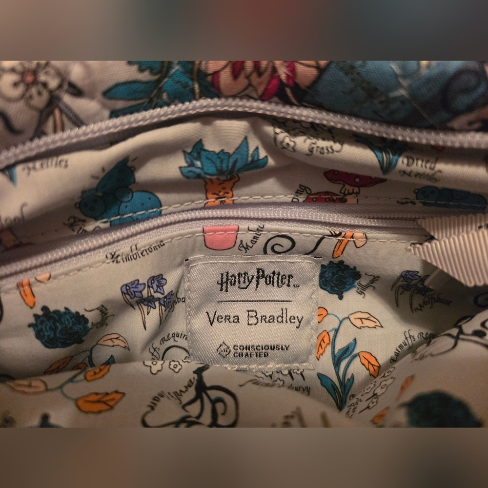 Vera Bradley Harry Potter Herbology Crossbody Bag - Picture 9 of 12